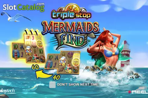 Οθόνη2. Triple Stop Mermaids Find Κουλοχέρης