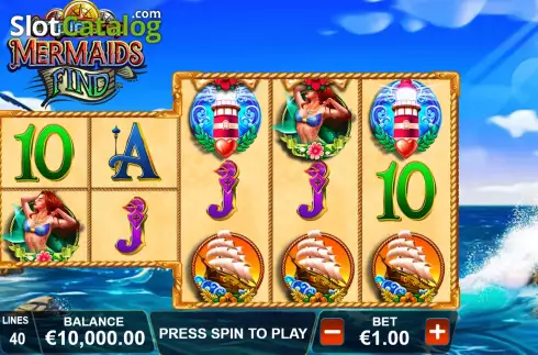 Οθόνη3. Triple Stop Mermaids Find Κουλοχέρης