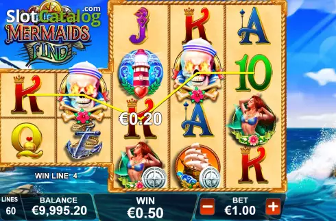 Οθόνη5. Triple Stop Mermaids Find Κουλοχέρης