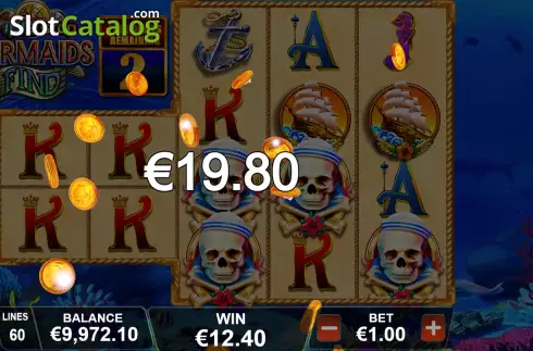 Οθόνη9. Triple Stop Mermaids Find Κουλοχέρης
