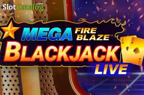 Mega Fire Blaze Blackjack Live Λογότυπο Mega Fire Blaze Blackjack Live Λογότυπο