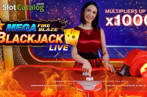 Οθόνη3. Mega Fire Blaze Blackjack Live Κουλοχέρης