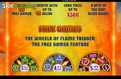 Οθόνη9. Wheels of Flame Κουλοχέρης
