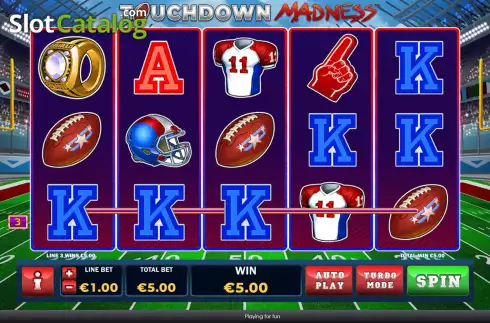 Οθόνη3. Touchdown Madness Κουλοχέρης