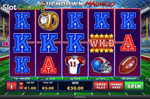 Οθόνη4. Touchdown Madness Κουλοχέρης