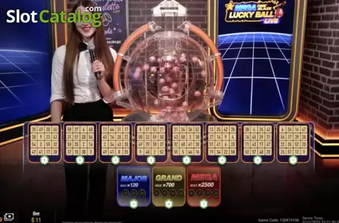 Οθόνη2. Mega Fire Blaze Lucky Ball Κουλοχέρης 