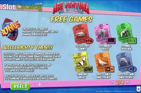 Οθόνη7. Ace Ventura (Playtech) Κουλοχέρης