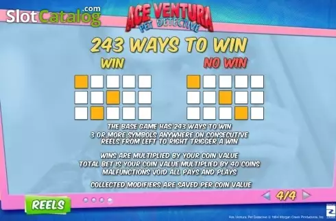 Οθόνη9. Ace Ventura (Playtech) Κουλοχέρης