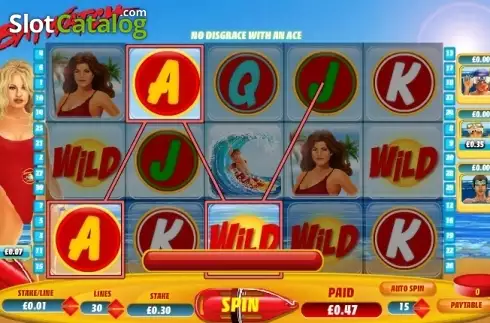 Οθόνη3. Baywatch (Playtech) Κουλοχέρης