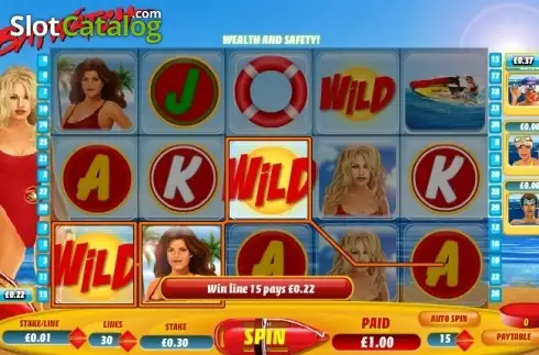 Οθόνη4. Baywatch (Playtech) Κουλοχέρης
