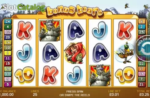 Οθόνη2. Bonus Bears Κουλοχέρης