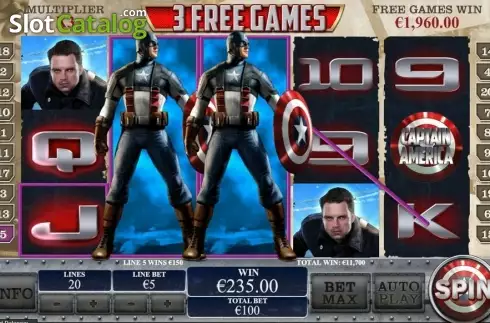 Οθόνη2. Captain America Κουλοχέρης