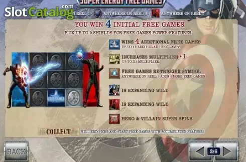 Οθόνη4. Captain America Κουλοχέρης