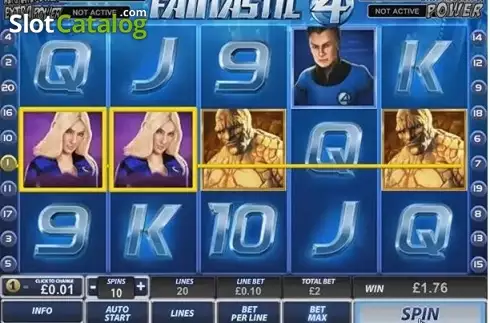 Οθόνη3. Fantastic Four Κουλοχέρης