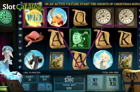 Win screen. Ghosts Of Christmas Κουλοχέρης