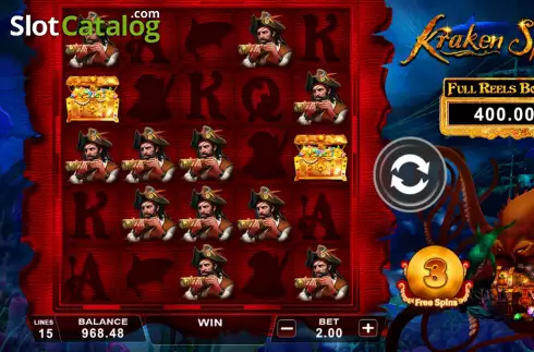 Οθόνη3. Kraken Spins Κουλοχέρης
