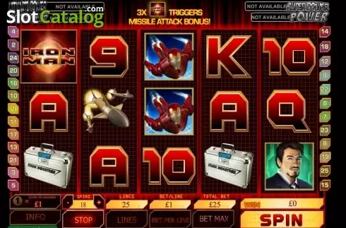 Οθόνη3. Iron Man Κουλοχέρης