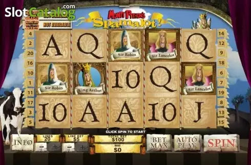 Οθόνη2. Monty Pythons Spamalot Κουλοχέρης 