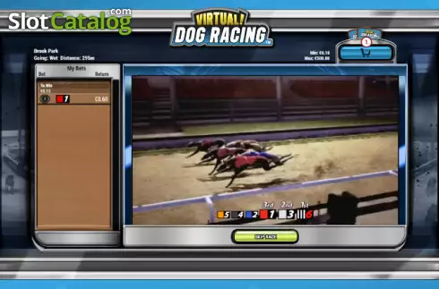 Οθόνη3. Virtual! Dog Racing Κουλοχέρης