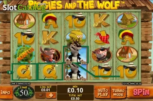 Οθόνη4. Piggies and The Wolf Κουλοχέρης