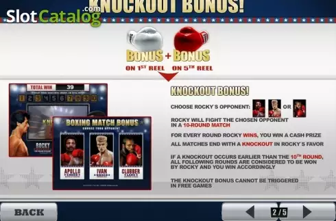 Οθόνη4. Rocky (Playtech) Κουλοχέρης
