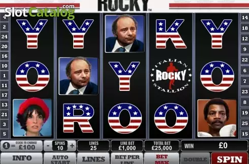 Οθόνη8. Rocky (Playtech) Κουλοχέρης