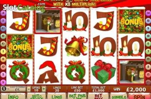 Win screen. Santa Surprise (Playtech) Κουλοχέρης