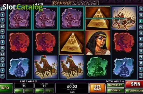 Οθόνη3. The Pyramid of Ramesses (Playtech) Κουλοχέρης