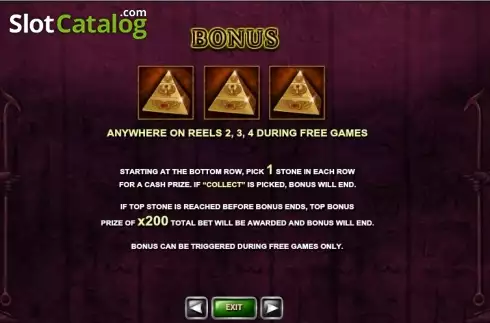 Οθόνη7. The Pyramid of Ramesses (Playtech) Κουλοχέρης