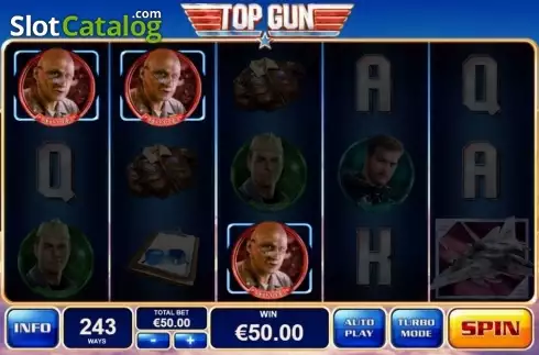 Οθόνη7. Top Gun (Playtech) Κουλοχέρης 