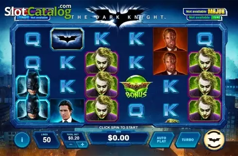 Οθόνη2. The Dark Knight (Playtech) Κουλοχέρης