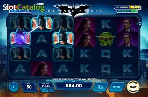 Οθόνη4. The Dark Knight (Playtech) Κουλοχέρης