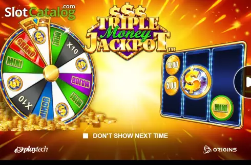 Οθόνη2. Triple Money Jackpot Κουλοχέρης