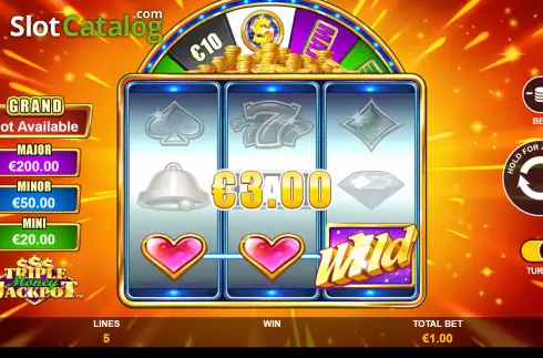 Οθόνη4. Triple Money Jackpot Κουλοχέρης