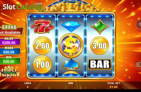 Οθόνη6. Triple Money Jackpot Κουλοχέρης