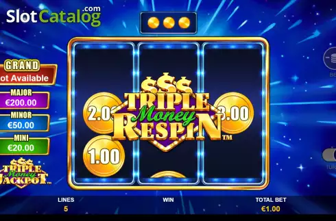 Οθόνη7. Triple Money Jackpot Κουλοχέρης