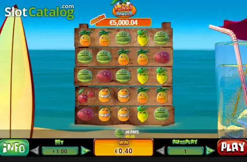 Οθόνη3. Funky Fruits (Playtech) Κουλοχέρης