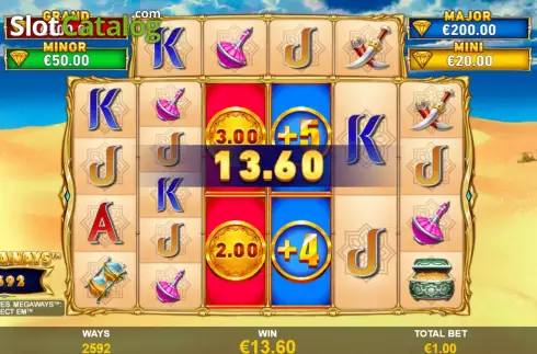 Οθόνη3. Sahara Riches Megaways Collect' Em Κουλοχέρης