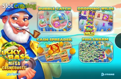Οθόνη2. Lucky Bass Mega Cash Collect Κουλοχέρης