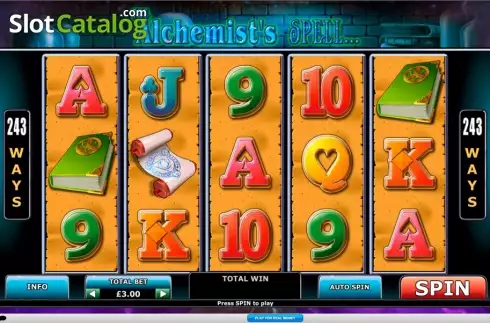 Οθόνη7. Alchemist's Spell (Playtech) Κουλοχέρης