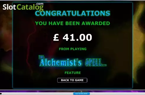 Οθόνη9. Alchemist's Spell (Playtech) Κουλοχέρης