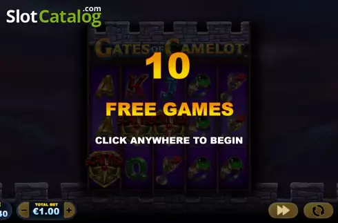 Οθόνη7. Gates of Camelot Κουλοχέρης