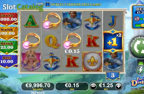Οθόνη4. Free The Dragon Κουλοχέρης