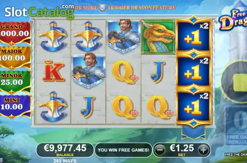 Οθόνη6. Free The Dragon Κουλοχέρης