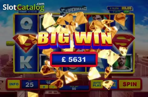 Οθόνη 2. Superman II Slot Κουλοχέρης