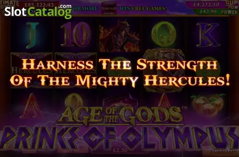 Οθόνη 2. Age of The Gods™ Prince of Olympus Κουλοχέρης
