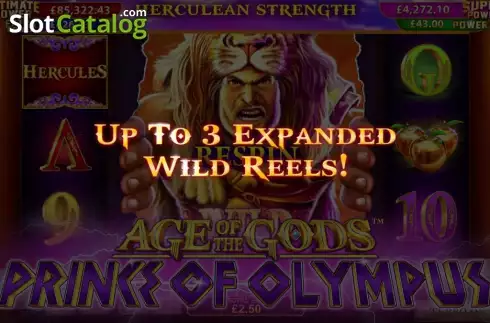 Οθόνη 5. Age of The Gods™ Prince of Olympus Κουλοχέρης