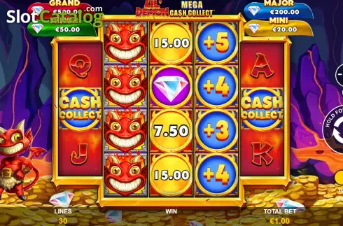 Οθόνη3. Lil' Demon Mega Cash Collect Κουλοχέρης