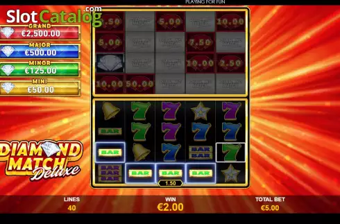 Οθόνη3. Diamond Match Deluxe Κουλοχέρης