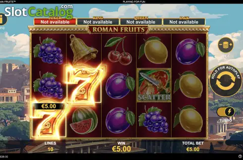 Οθόνη3. Roman Fruits Κουλοχέρης